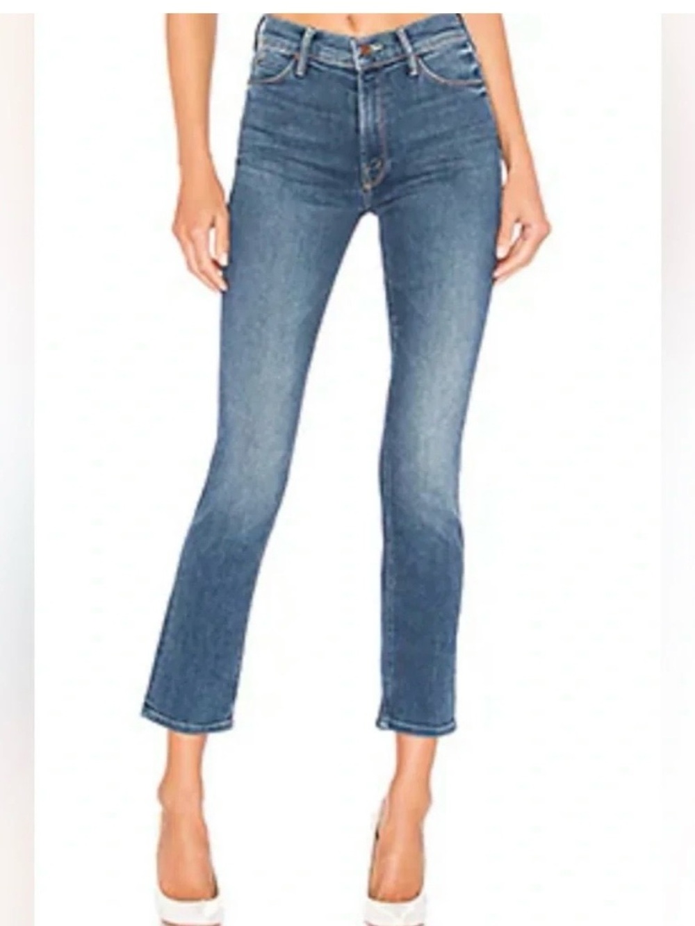 Mother Denim Mid Rise Dazzler Ankle in Satisfaction Guaranteed Size 26